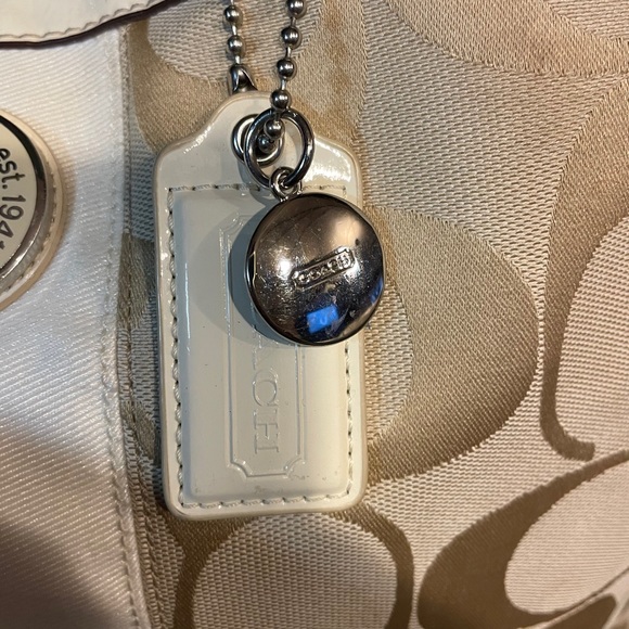 Coach signature strap kiss-locked frame Satchel - Picture 4 of 11